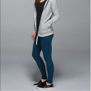 Lululemon Women's Wunder Under Tight 28” Teal Green Leggings Size 4